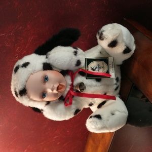 Cuddle Kids - Geppeddo - Dannie Dalmatian - Porcelain Face Plush Doll